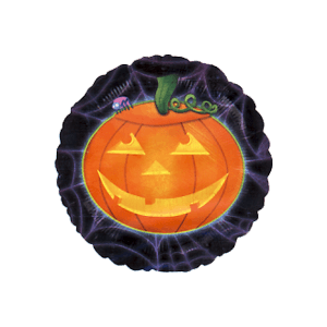 Pumpkin On A Web Balloon in a Box