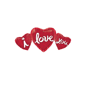 I Love You Hearts Balloon in a Box