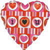 I (Heart) U Flounce Balloon in a Box Small Image