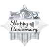Elegant Anniversary Burst Balloon in a Box Small Image