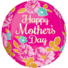 16" Orbz Happy Mother's Day Flowers Balloon in a Box Small Image