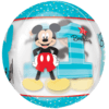 16" 1st Birthday Mickey Mouse Orbz Balloon in a Box Small Image