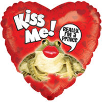 Smooch A Frog Prince balloon