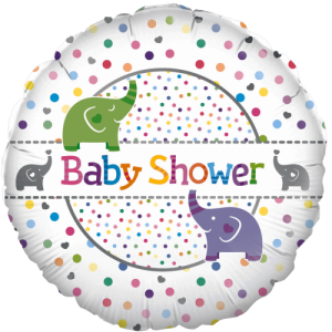 Elephants Baby Shower Balloon in a Box