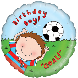 Birthday Boy Football Fun! Balloon in a Box