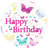 Butterfly Birthday balloon