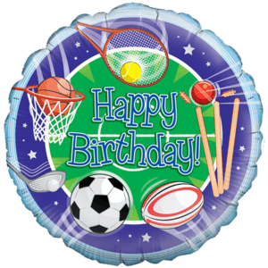 All Sports Happy Birthday Balloon in a Box