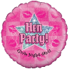 Hen Party Star Holographic Balloon in a Box Small Image