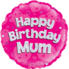 18" Mum’s Eternal Love Birthday Balloon in a Box Small Image