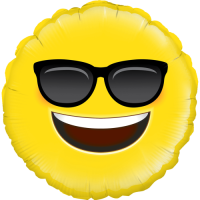 Cool Sunglasses Emoji balloon