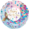 Shimmering Mermaid Birthday Balloon in a Box Small Image