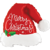 Christmas Santa Hat Balloon in a Box Small Image