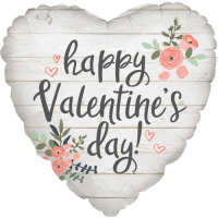 Rustic Valentine Hearts balloon