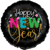 Pop Fizz New Year Holographic Balloon in a Box Small Image
