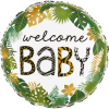 Welcome Baby Jungle Balloon in a Box Small Image