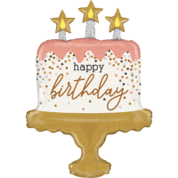 Cake Confetti Holographic balloon