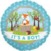 Woodland Baby Boy Balloon in a Box Small Image