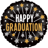 Glittering Graduation Stars Balloon in a Box Small Image