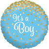 Glittering It’s a Boy Holographic Balloon in a Box Small Image