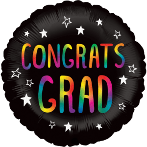 Rainbow Congrats Grad  Balloon in a Box