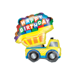 Happy Birthday Truck Balloon in a Box