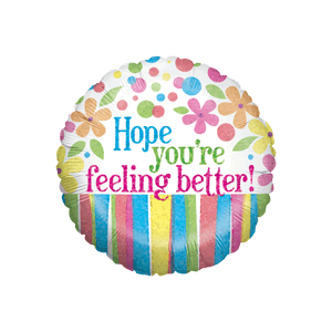 Pastel Hope Youre feeling Better Balloon in a Box