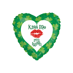St. Patrick's Day Kiss Me Balloon in a Box