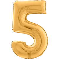 Giant Gold 5 balloon