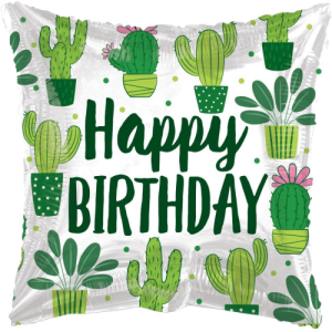 Cactus Birthday Balloon in a Box
