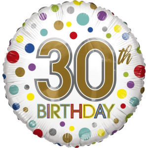 30th Birthday Balloon in a Box