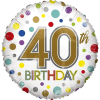 40th Birthday Balloon in a Box Small Image