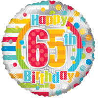 65th Birthday category