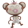 Cute Baby Girl Monkey Balloon in a Box Small Image