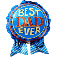 Best Dad Ever Award balloon