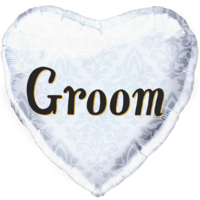 Groom Heart balloon