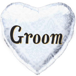 Groom Heart Balloon in a Box