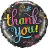 Chalkboard Colourful Thank You  Balloon in a Box Small Image