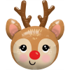 Red-Nosed Reindeer Balloon in a Box Small Image