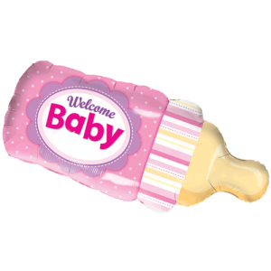 Welcome Baby Bottle Balloon in a Box