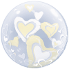 White & Ivory Floating Bubble Balloon in a Box Small Image